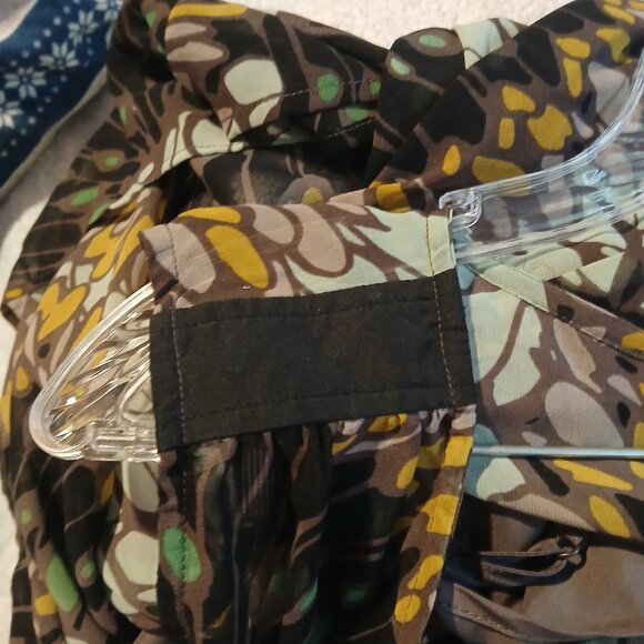 Banana Republic Women's Sheer Floral Wrap Dress SZ 8 GUC - Picture 13 of 13